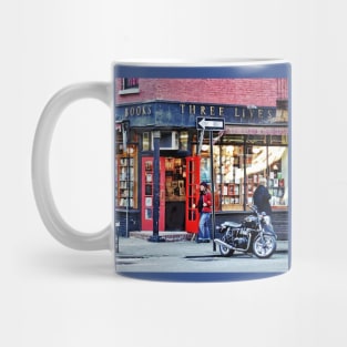 Manhattan NY - Greenwich Village Bookstore Mug